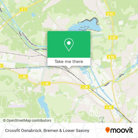 Crossfit Osnabrück map