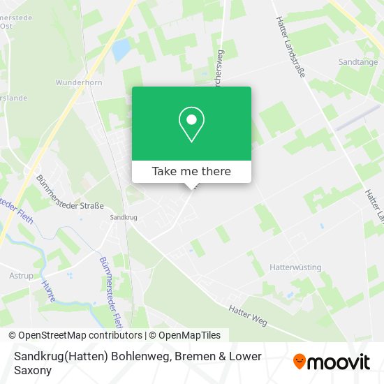Sandkrug(Hatten) Bohlenweg map