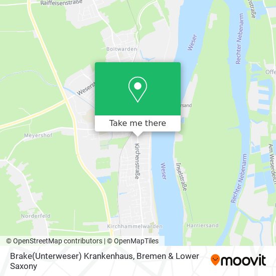 Brake(Unterweser) Krankenhaus map