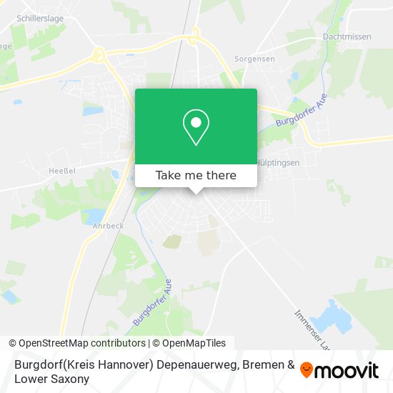 Burgdorf(Kreis Hannover) Depenauerweg map