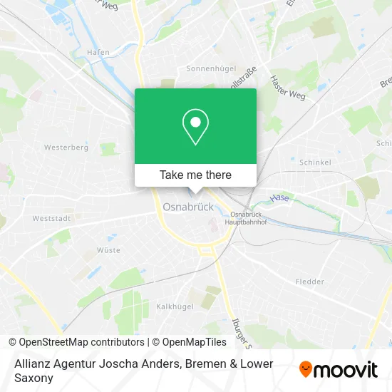 Карта Allianz Agentur Joscha Anders