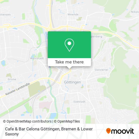 Cafe & Bar Celona Göttingen map