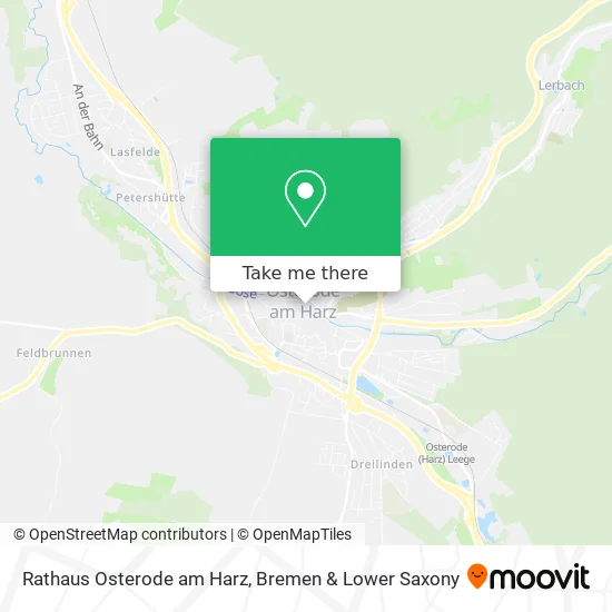 Rathaus Osterode am Harz map