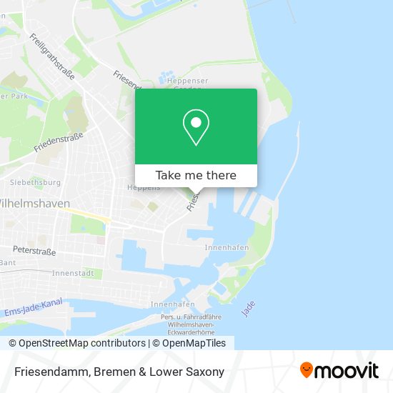 Friesendamm map