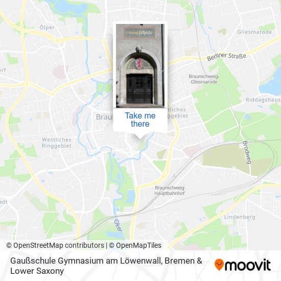 Gaußschule Gymnasium am Löwenwall map
