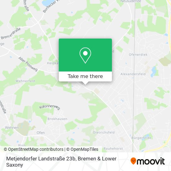 Metjendorfer Landstraße 23b map