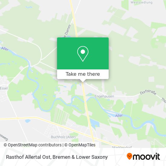 Rasthof Allertal Ost map