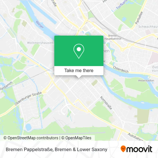 Карта Bremen Pappelstraße