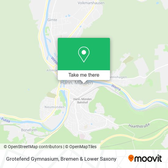 Grotefend Gymnasium map