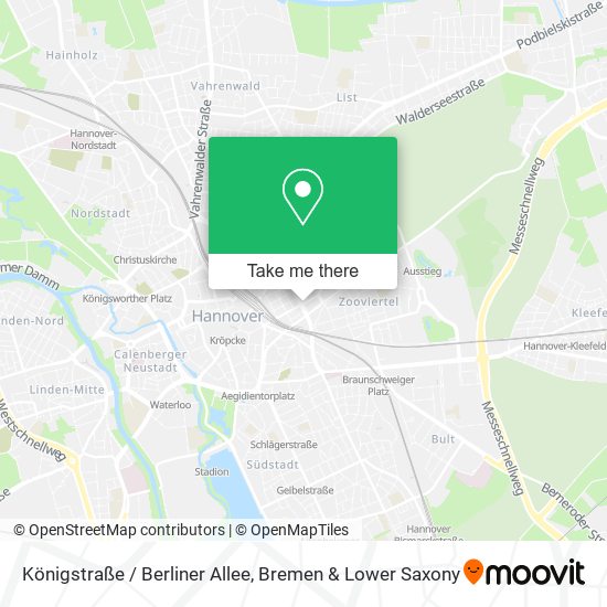 Königstraße / Berliner Allee map