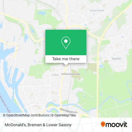 McDonald's map