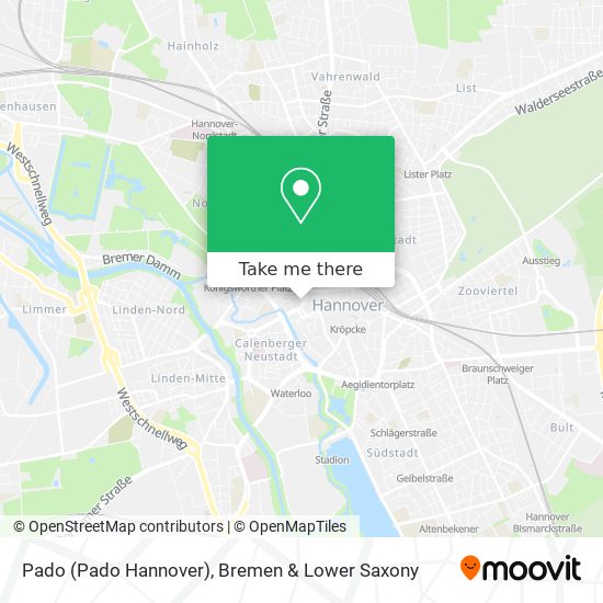 Pado (Pado Hannover) map