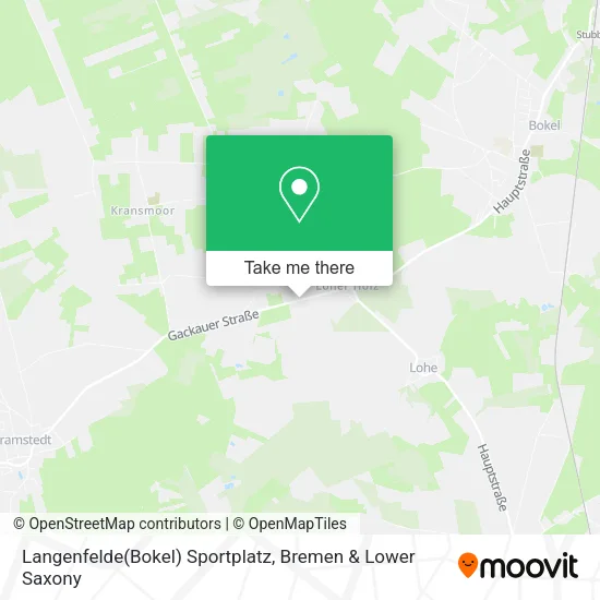 Карта Langenfelde(Bokel) Sportplatz