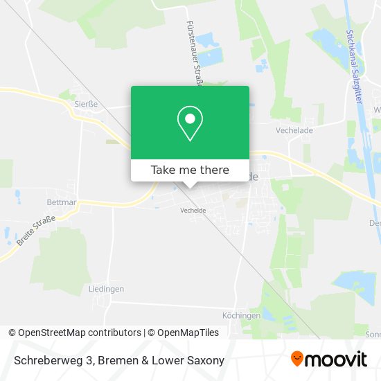 Schreberweg 3 map