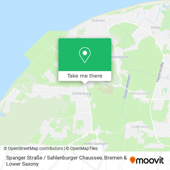 Spanger Straße / Sahlenburger Chaussee map