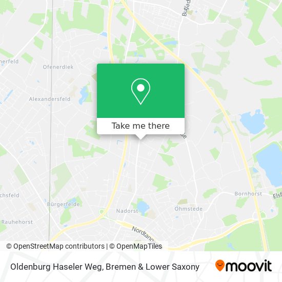 Oldenburg Haseler Weg map