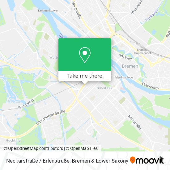 Neckarstraße / Erlenstraße map