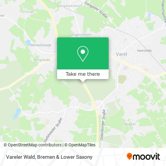 Vareler Wald map