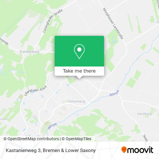 Kastanienweg 3 map