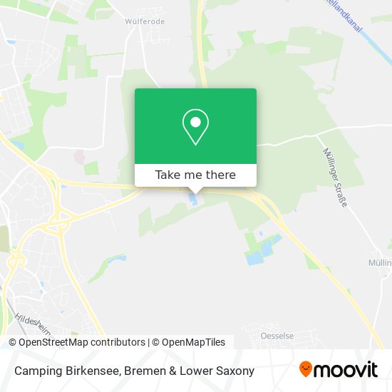 Camping Birkensee map