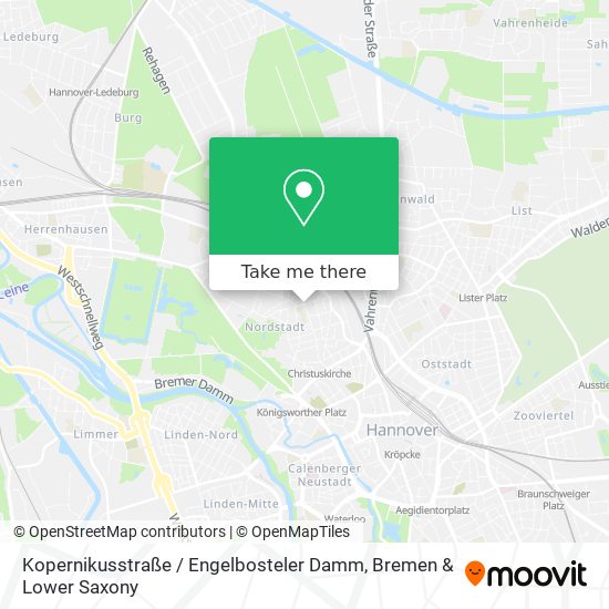 Kopernikusstraße / Engelbosteler Damm map