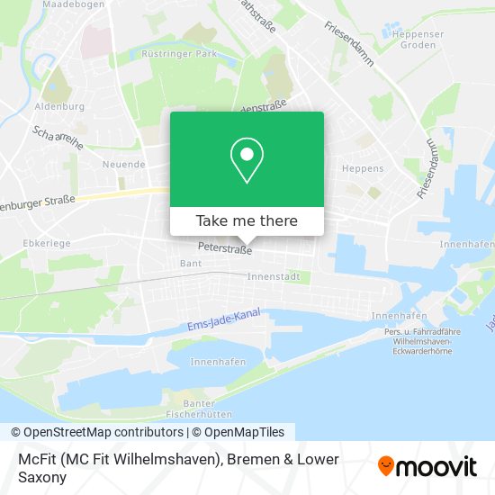 McFit (MC Fit Wilhelmshaven) map