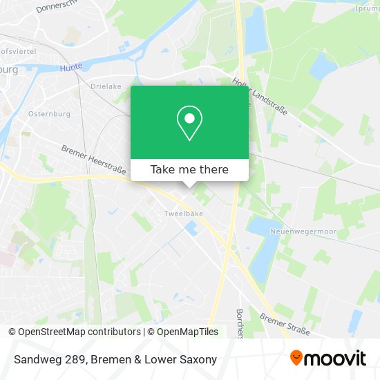 Sandweg 289 map