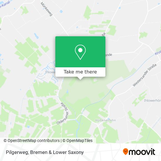 Pilgerweg map