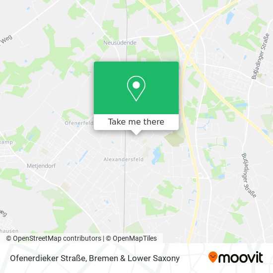 Ofenerdieker Straße map