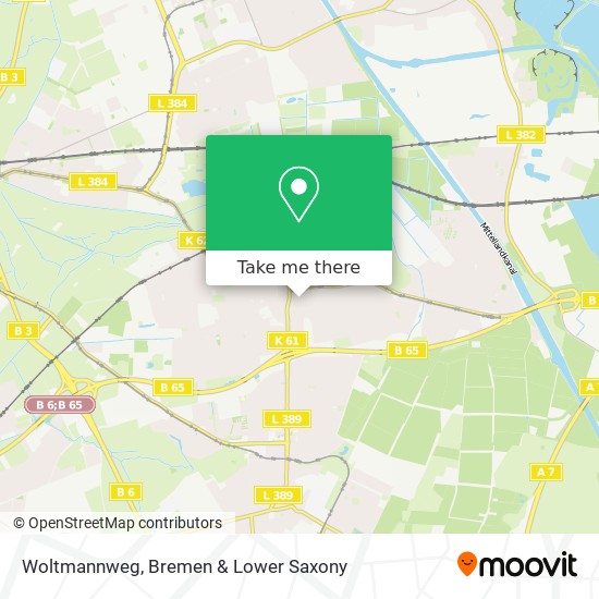 Woltmannweg map
