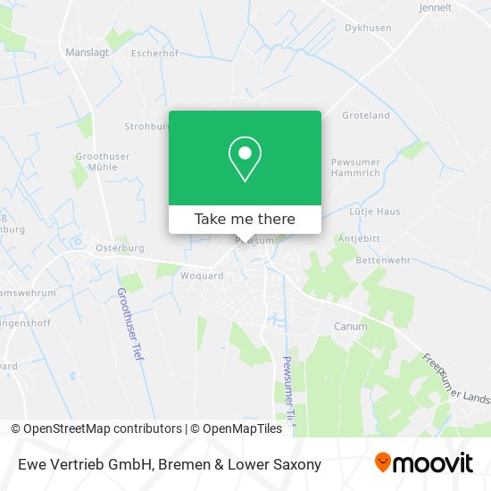 Ewe Vertrieb GmbH map