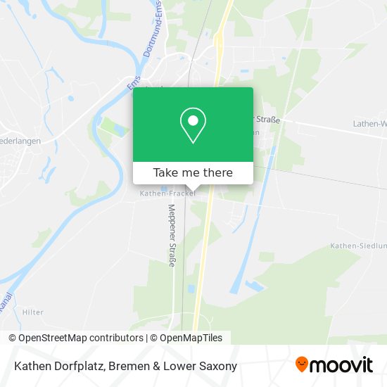 Kathen Dorfplatz map
