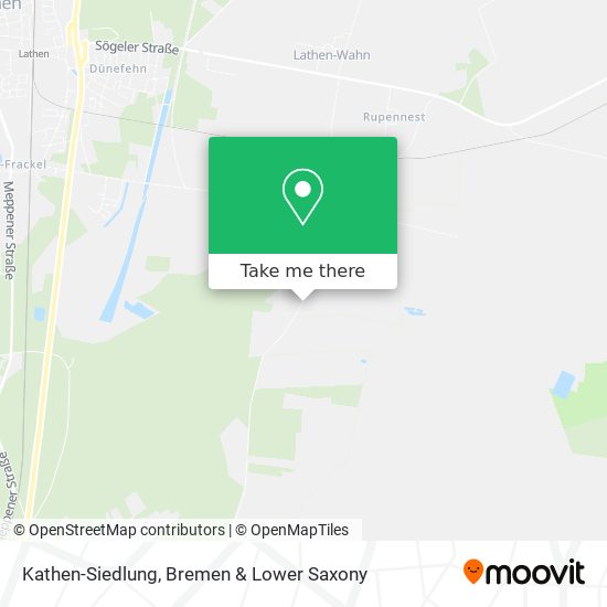 Kathen-Siedlung map