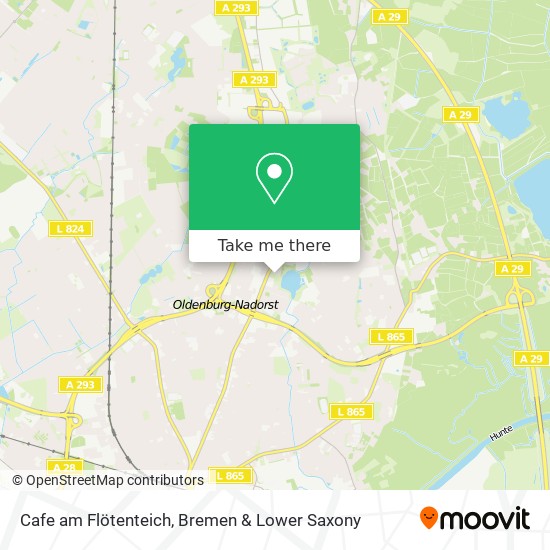 Cafe am Flötenteich map