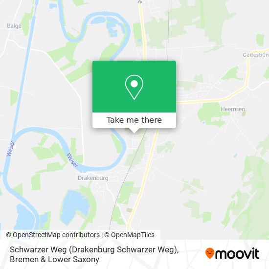 Schwarzer Weg (Drakenburg Schwarzer Weg) map