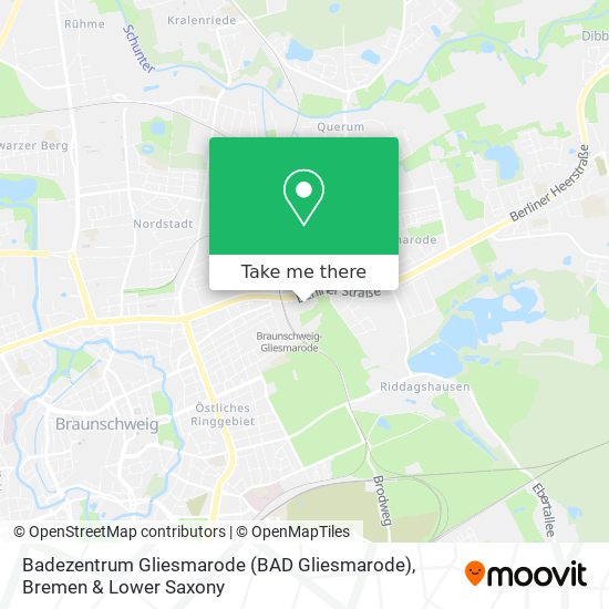 Badezentrum Gliesmarode (BAD Gliesmarode) map