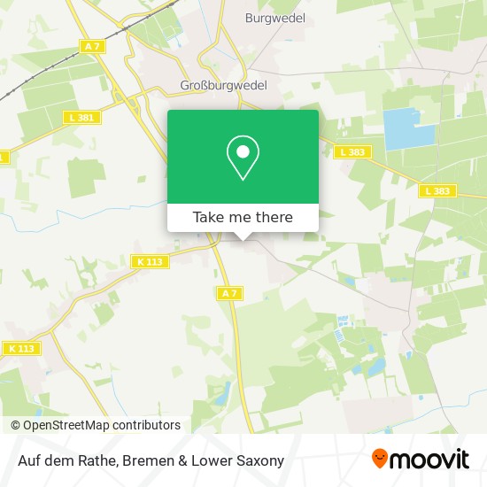 Auf dem Rathe map