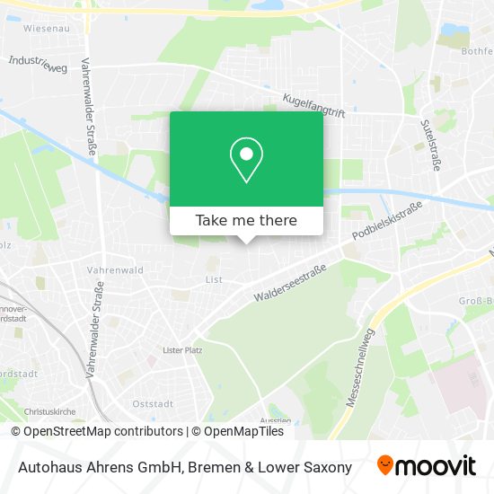 Autohaus Ahrens GmbH map