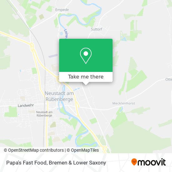 Papa's Fast Food map