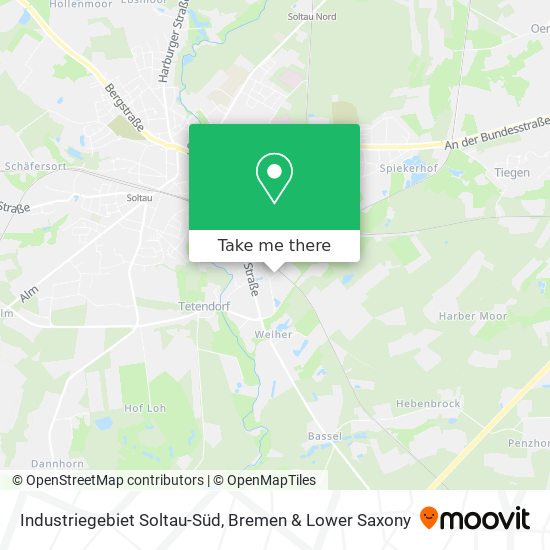 Industriegebiet Soltau-Süd map