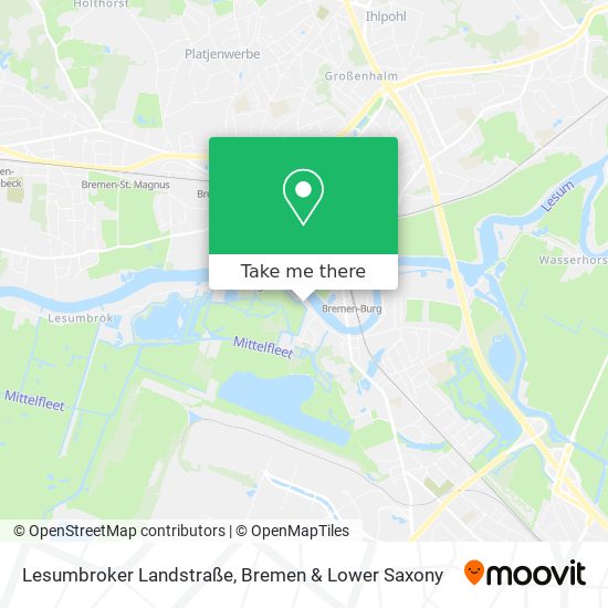 Lesumbroker Landstraße map