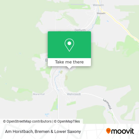 Am Horstbach map