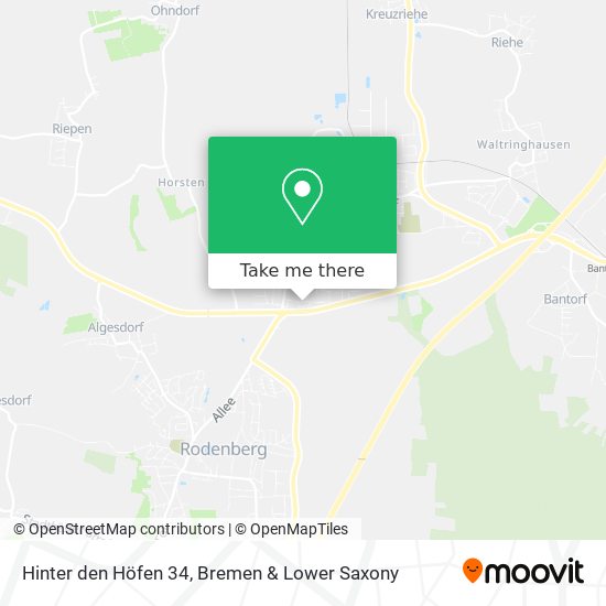 Hinter den Höfen 34 map