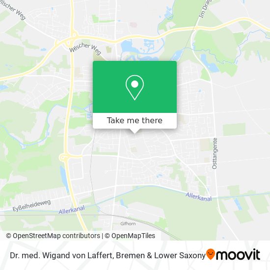 Dr. med. Wigand von Laffert map
