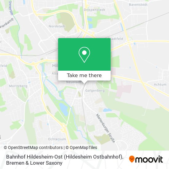 Bahnhof Hildesheim-Ost (Hildesheim Ostbahnhof) map