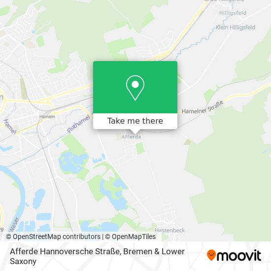 Afferde Hannoversche Straße map