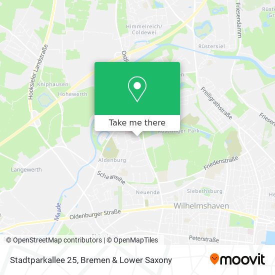 Stadtparkallee 25 map