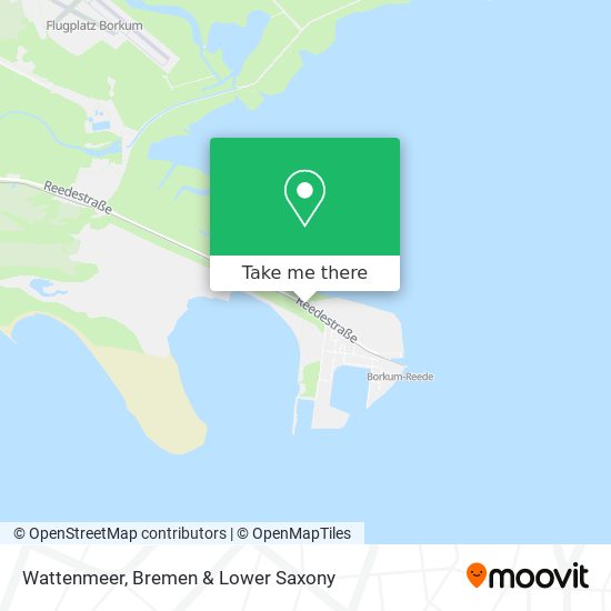 Wattenmeer map