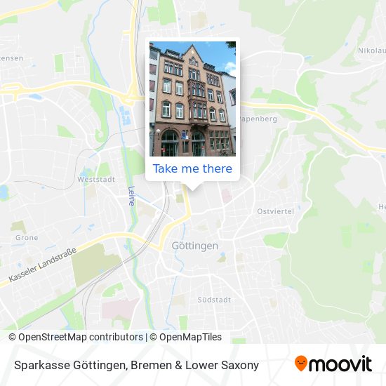 Sparkasse Göttingen map