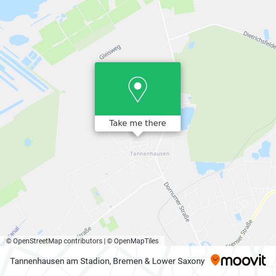 Tannenhausen am Stadion map